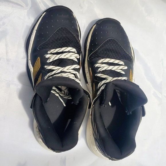 Adidas Harden STEPBACK Basketball Sneakers FX7655 Black/Gold Mens Size 7.5 Clean - Picture 8 of 9